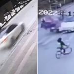 【衝撃】制御不能となったテスラ車が2人を殺害する動画がやばすぎる