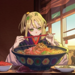 【NFT】Ramen Lover Hungry Girl #100