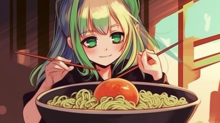 【NFT】Ramen Lover Hungry Girl #12
