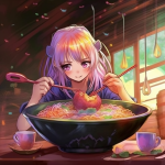 【NFT】Ramen Lover Hungry Girl #14