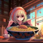 【NFT】Ramen Lover Hungry Girl #16