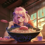 【NFT】Ramen Lover Hungry Girl #24