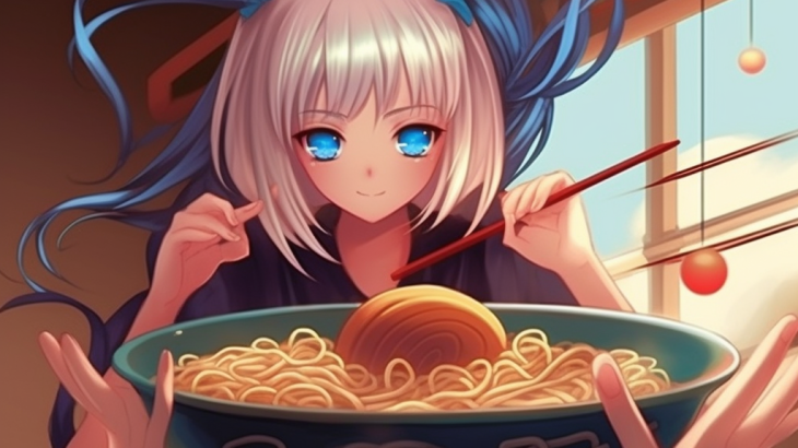 【NFT】Ramen Lover Hungry Girl #25