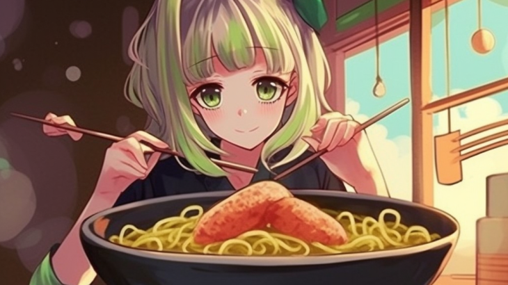 【NFT】Ramen Lover Hungry Girl #26