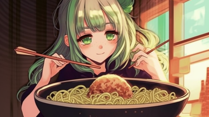 【NFT】Ramen Lover Hungry Girl #32