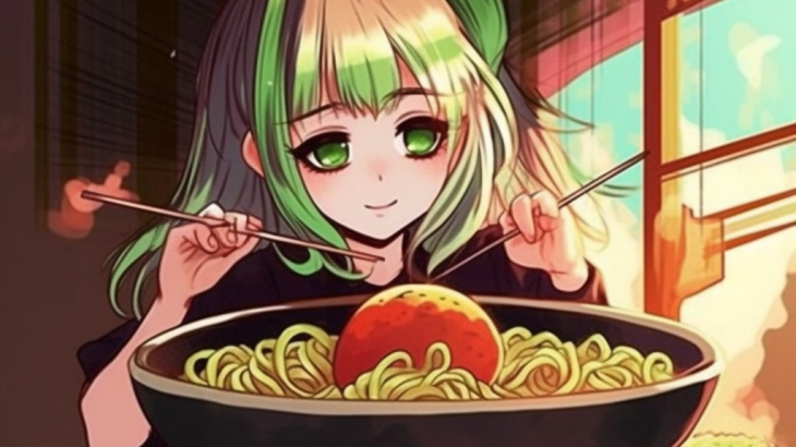 【NFT】Ramen Lover Hungry Girl #34