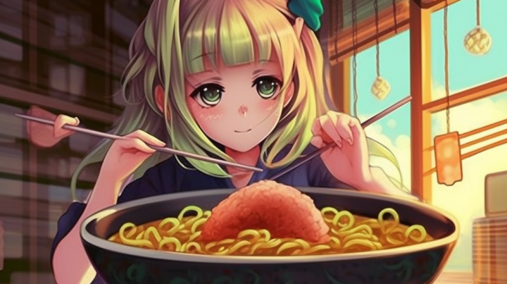 【NFT】Ramen Lover Hungry Girl #38
