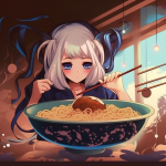 【NFT】Ramen Lover Hungry Girl #45