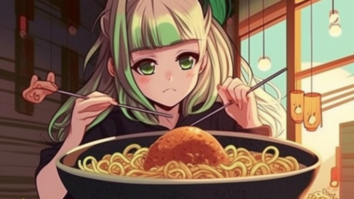 【NFT】Ramen Lover Hungry Girl #47