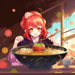 【NFT】Ramen Lover Hungry Girl #48