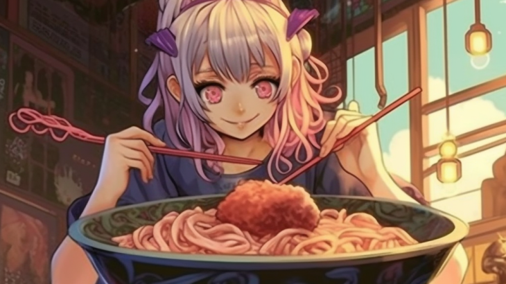 【NFT】Ramen Lover Hungry Girl #5