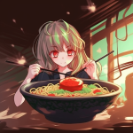 【NFT】Ramen Lover Hungry Girl #63