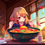 【NFT】Ramen Lover Hungry Girl #72