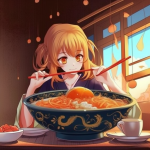 【NFT】Ramen Lover Hungry Girl #78
