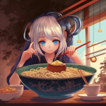 【NFT】Ramen Lover Hungry Girl #8