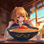 【NFT】Ramen Lover Hungry Girl #92