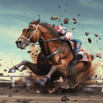 Skilfing died of heart failure in Japanese Derby